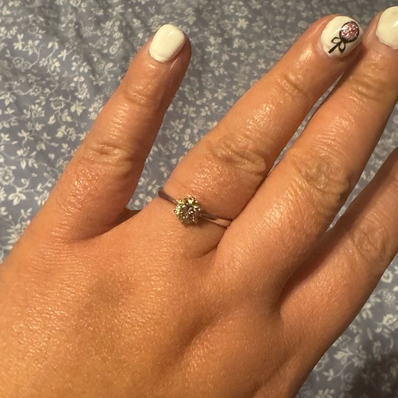 18-carat white gold 1-carat both total 2 carats - Picture 4 of 10